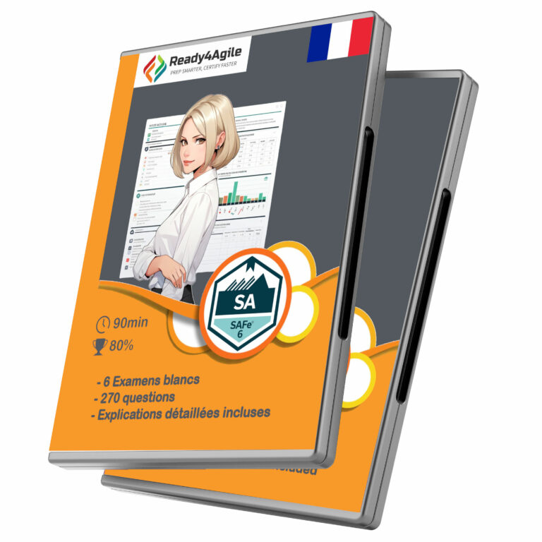 DVD Cover box SAFe 6.0 - SAFe Agilist / Leading SAFe - 6 examens blancs